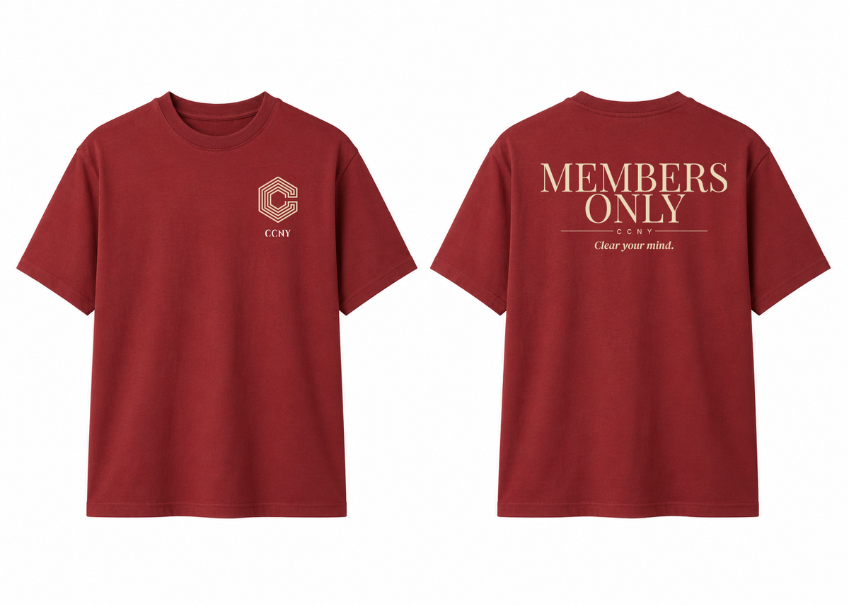 Members Arch Tee · Red